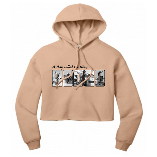 & They Call the Thing RODEO Cropped Hoodie